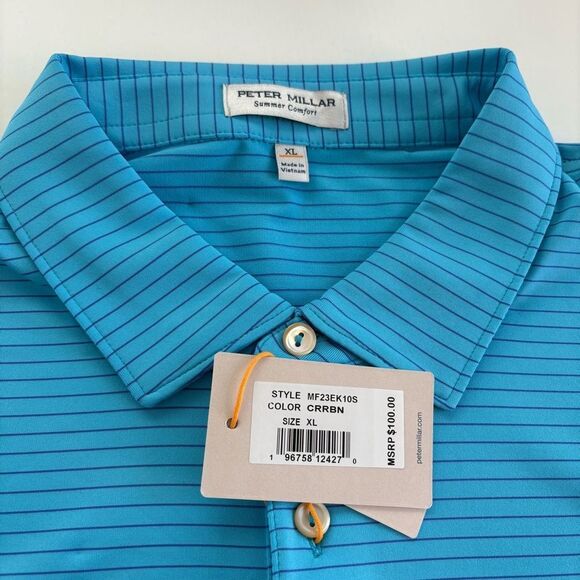 Peter Millar Striped Polo* - Picture 5 of 8
